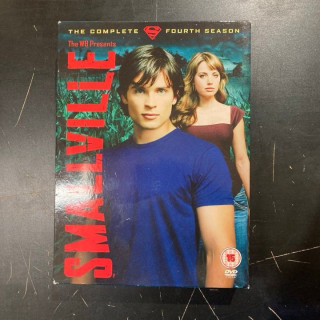 Smallville - Kausi 4 6DVD (VG-VG+/VG+) -tv-sarja-